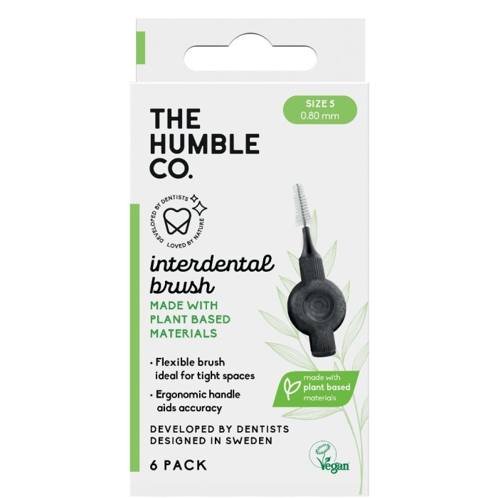Humble Plant Based Mellanrumsborste 0,8 mm 6 st