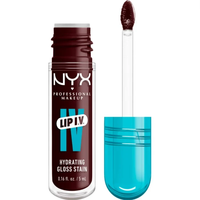 NYX Professional Makeup Lip I.V. Hydrating Gloss Stain 15 Water 'Bout Wine? 5 ml