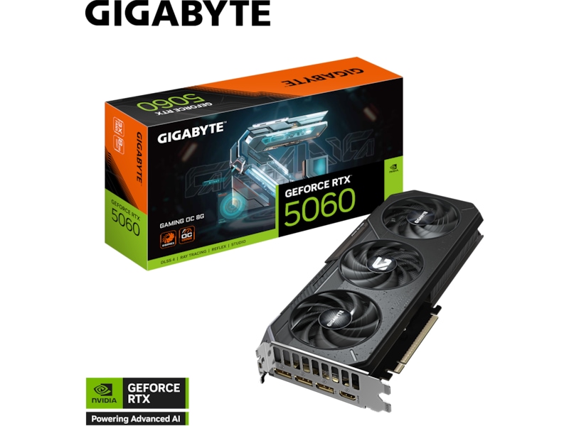 Gigabyte GeForce RTX 5060 GAMING OC 8G grafikkort, bild 5