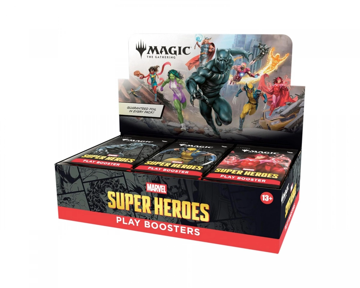 Magic the Gathering: Marvel Super Heroes Play Display (30 boosters)