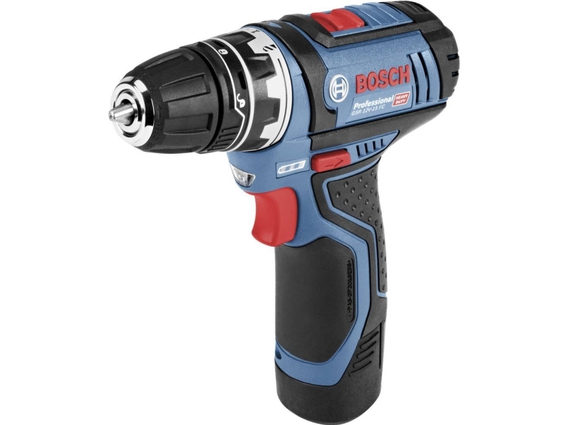 Bosch GSR 12V-15 FC borrskruvdragare 30 N·m, 2 x 2,0 Ah med GFA 12-B