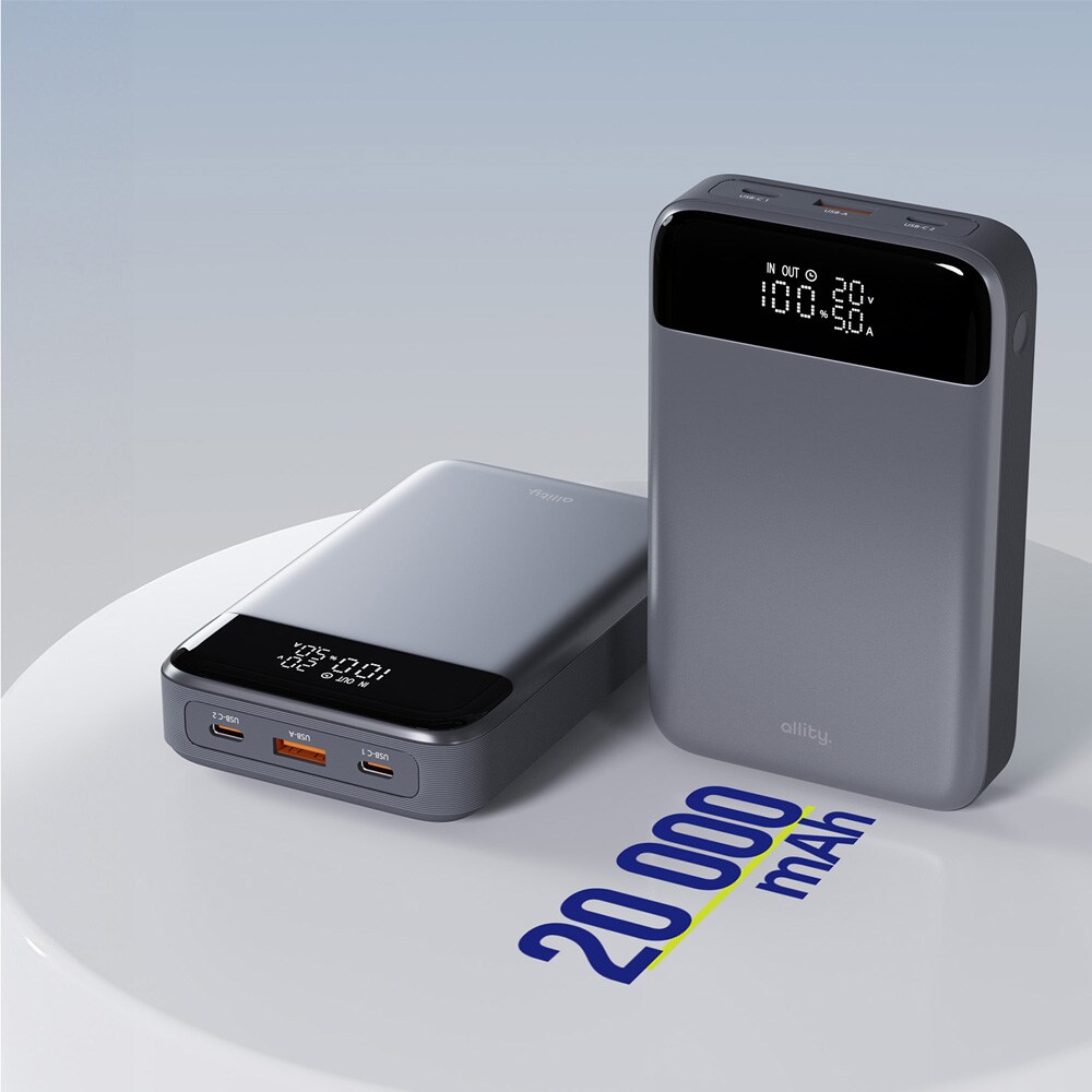 Allity Powerbank 19200 mAh 130W PD/QC för laptop och mobil, bild 5