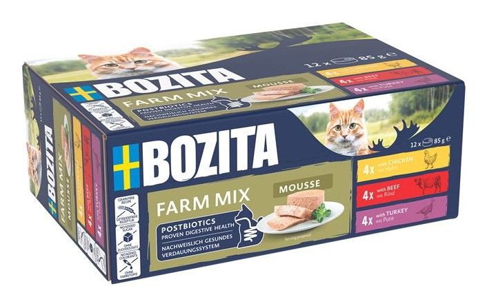 Bozita - Mousse Mixed Farm - 85g, bild 4