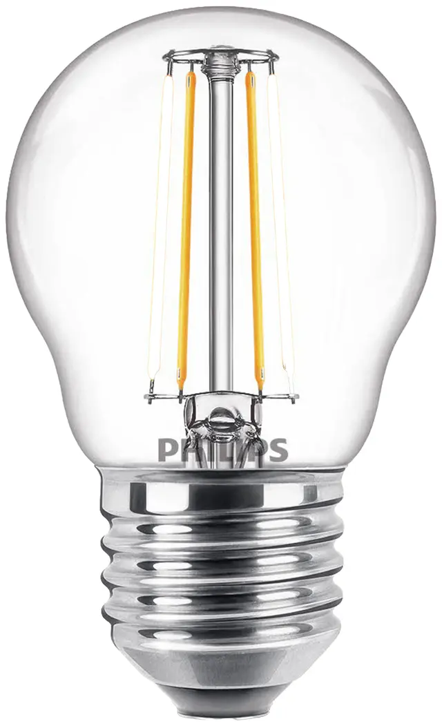 Philips Classic P45 LED-lampa 4W E27 (varmvit)