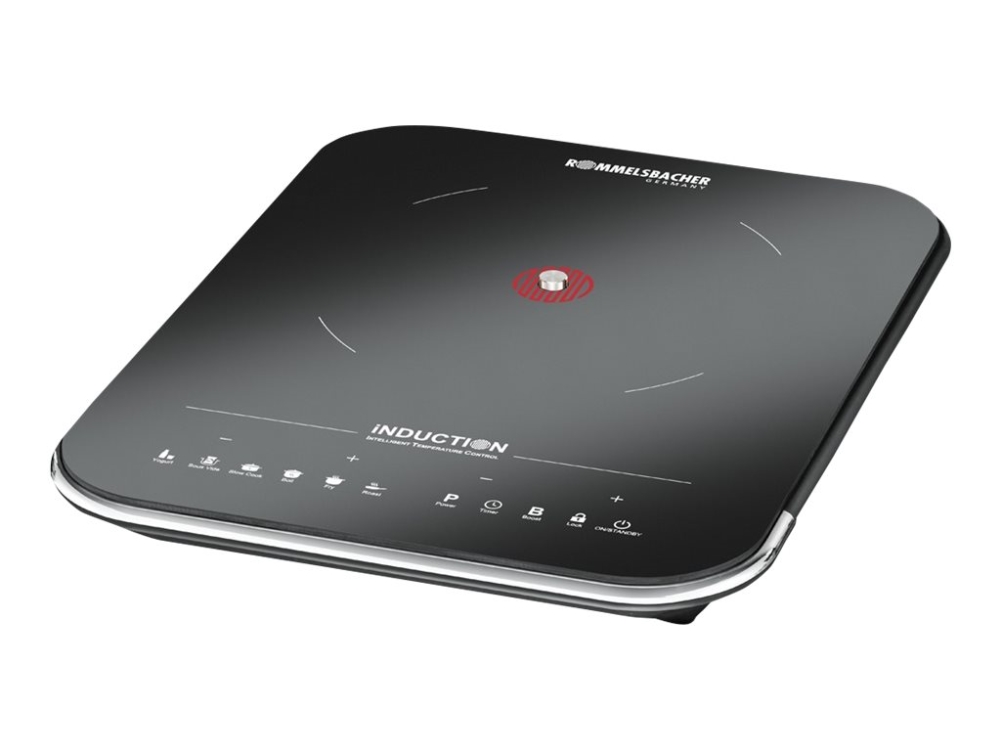 Rommelsbacher CTS 2000/IN - Induktionsvärmeplatta - 2 kW - svart/silver