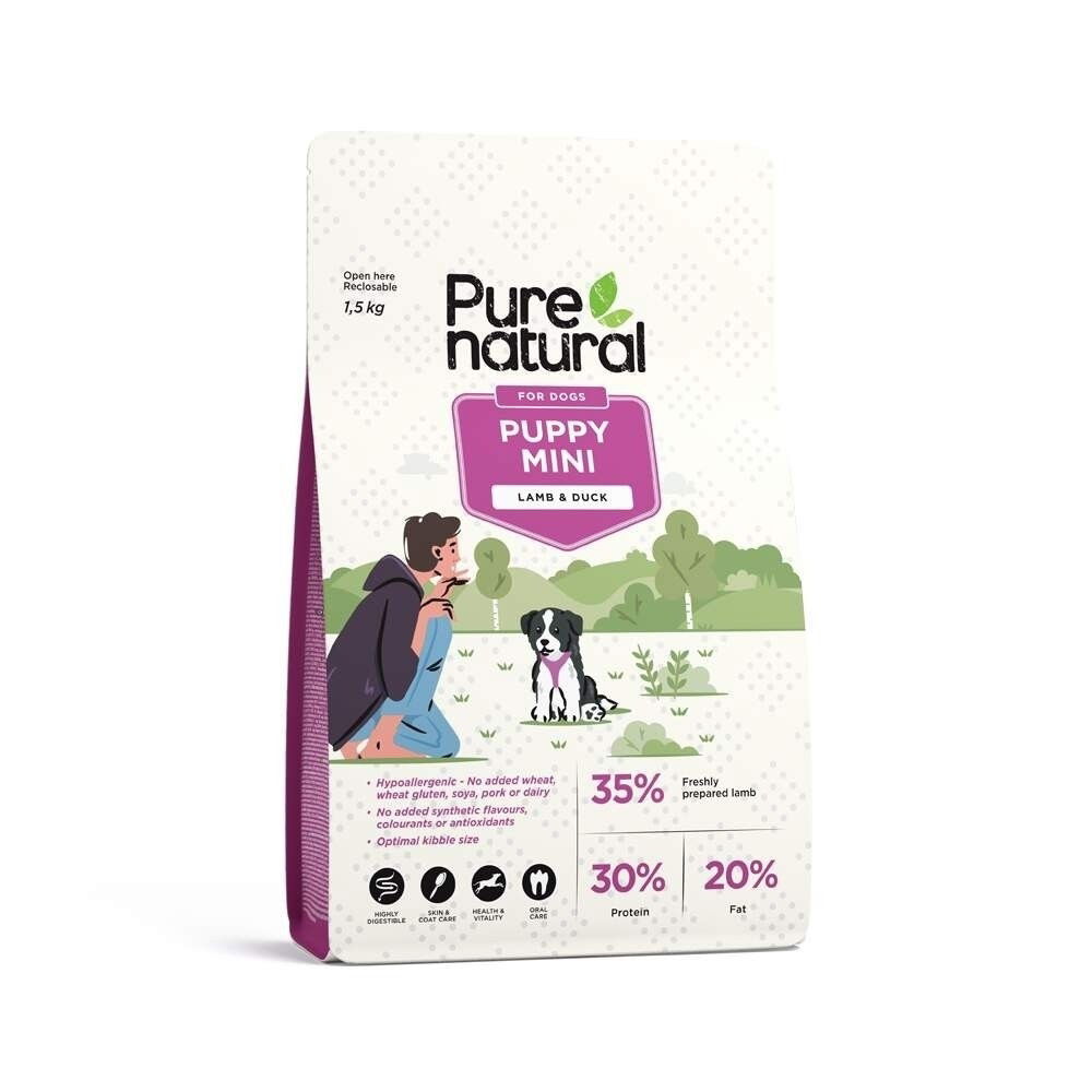 Purenatural Puppy Mini 1,5 kg Torrfoder till Valp 1,5kg