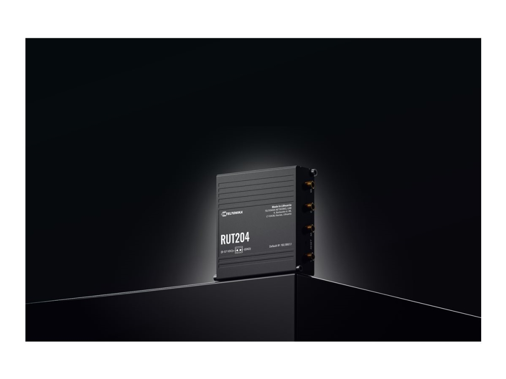 Teltonika RUT204 - Trådlös router - WWAN - 4G - DIN-skenmonterbar
