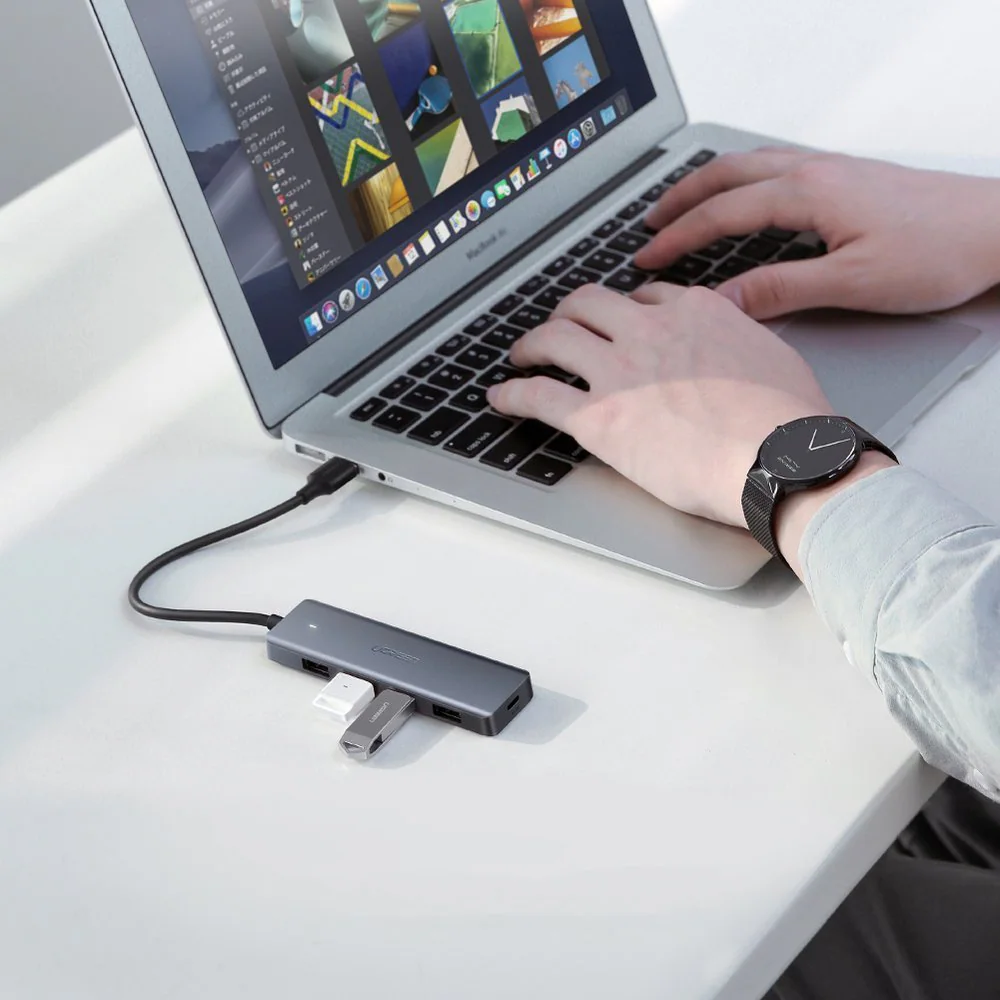Ugreen 4-port USB 3.0 Hubb med USB-C-strömförsörjning, bild 5