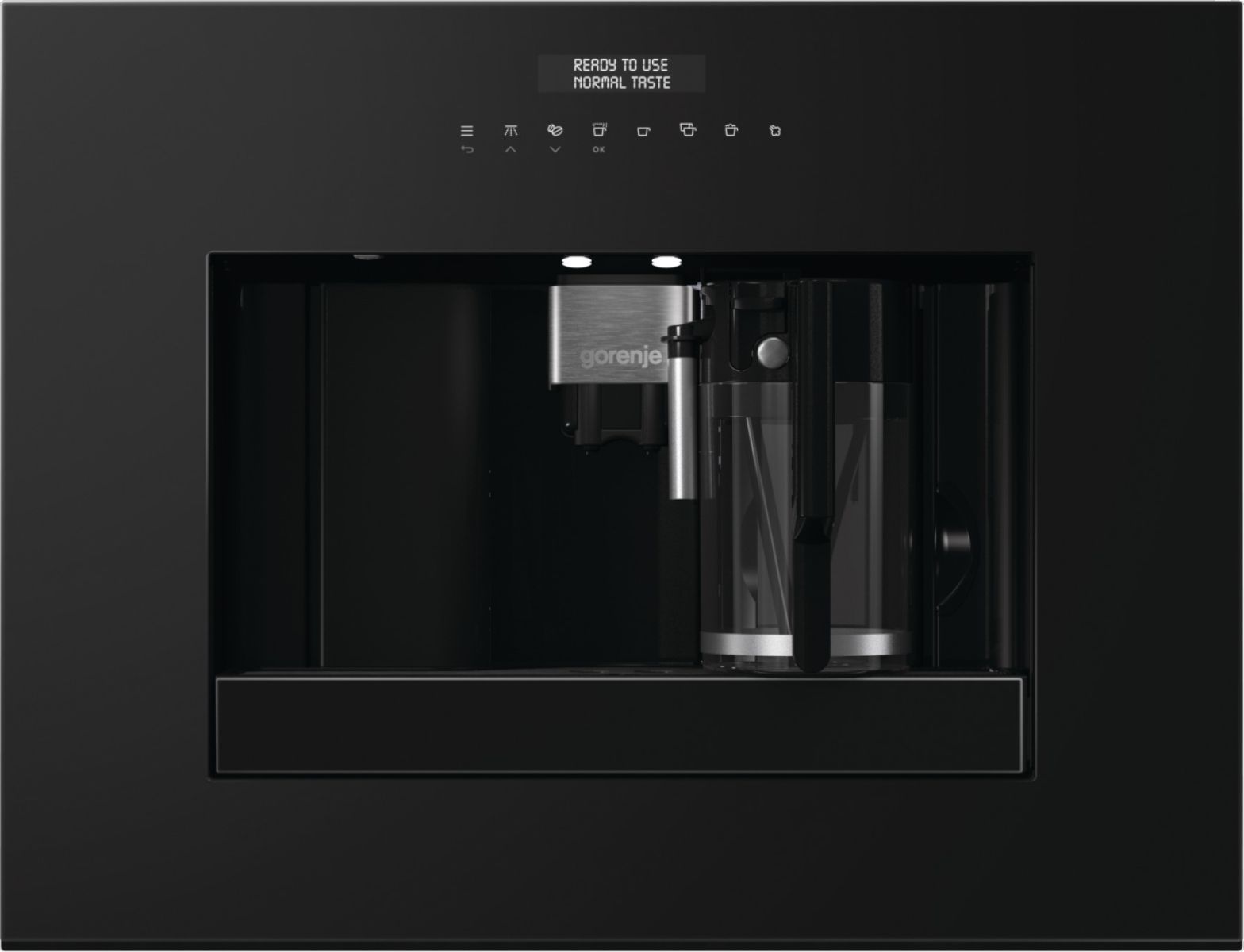 Gorenje 744271, Espressomaskin, 1,8 l, Kaffebönor, Malat kaffe, 1350 W, Svart