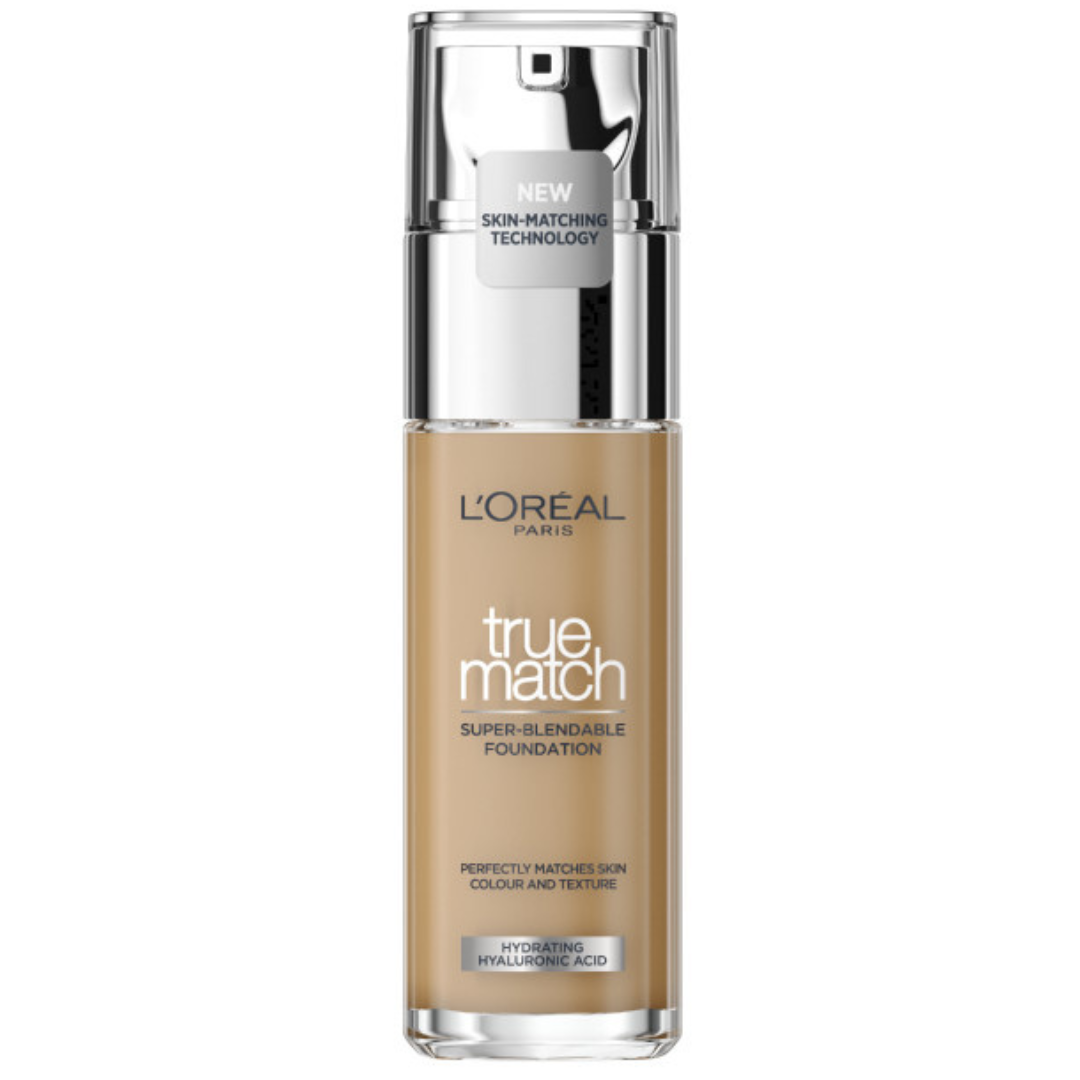 Loreal Paris True Match Super-Blendable Foundation With Hyaluronic Acid 7.W