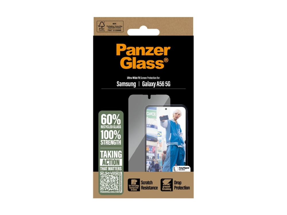 PanzerGlass Samsung Galaxy A56 skärmskydd Ultra-Wide Fit, bild 5