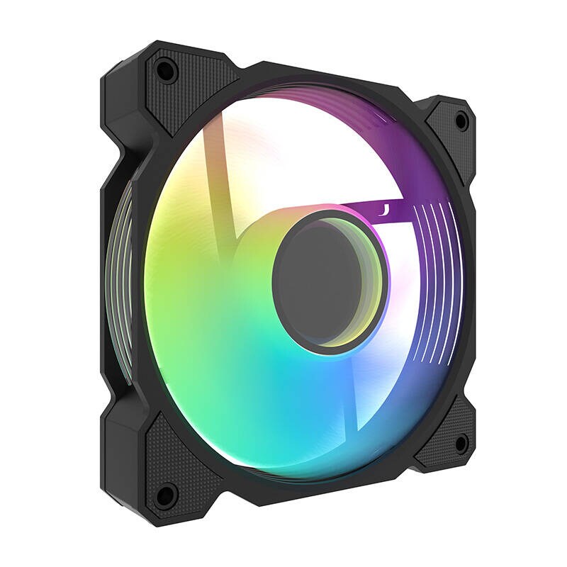 Darkflash DR08 Cooling Fan (Black) - Chassi fläkt - 120mm - Svart - 30 dBA, bild 2