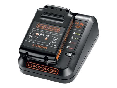 Black & Decker Power Connect - Batteriladdare + batteri - Li-Ion - 1.5 Ah - 1 x batterier laddas - 1 A - för BLACK+DECKER BCD003, BDCDC18, BDCDS18, BDCR18, BDCROS18, EGBL188