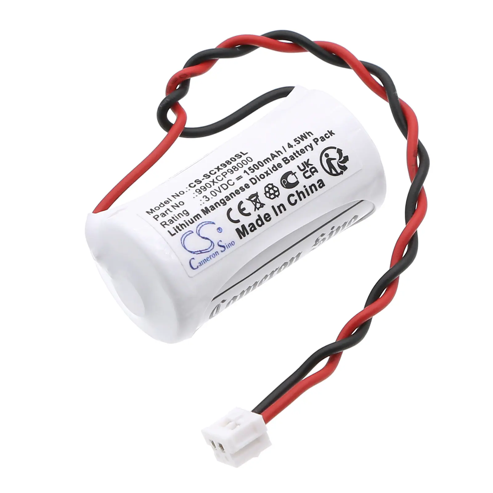 Batteri till PLC för Schneider Modicon Quantum CPU, Safety CPU m.fl.