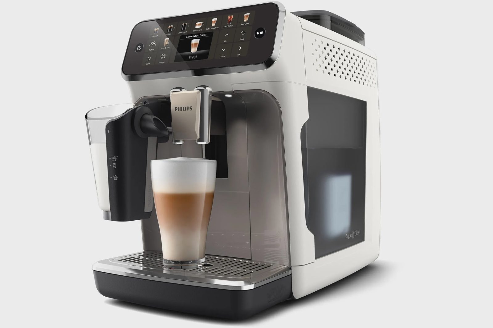 Philips 5500 series EP5545/70 espressomaskin 1500 W 1,8 L LatteGo, vit
