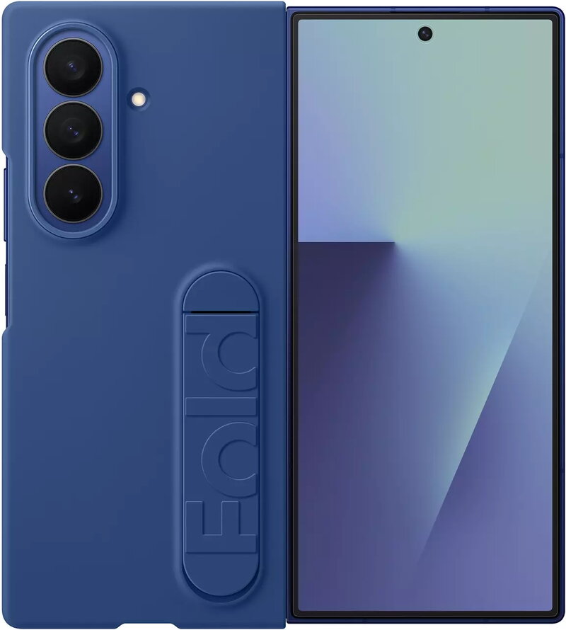 Samsung Silicone Case - Samsung Galaxy Z Fold7 - Blue, bild 4