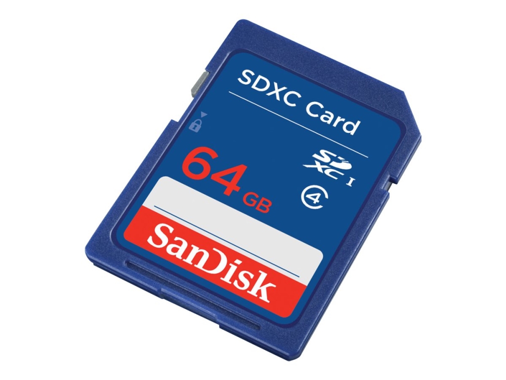 SanDisk - Flash-minneskort - 64 GB - Class 4 - SDXC