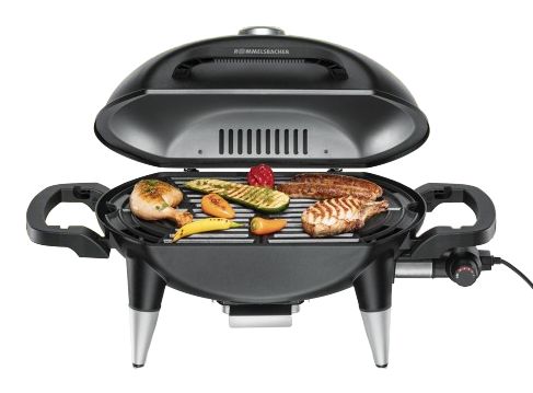 Rommelsbacher BBQ 4000, 2200 W, grill, elektrisk, 300 °C, bordsskiva, grillplatta