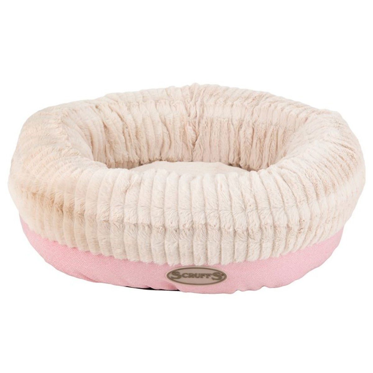 Scruffs Ellen Donut Hundbädd Rosa