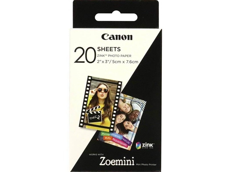 Canon Zink Zp-2030 Fotopapper (20 ark)