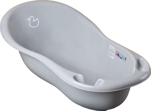 TEGA barns badkar 102 cm ljusgrå DUCK