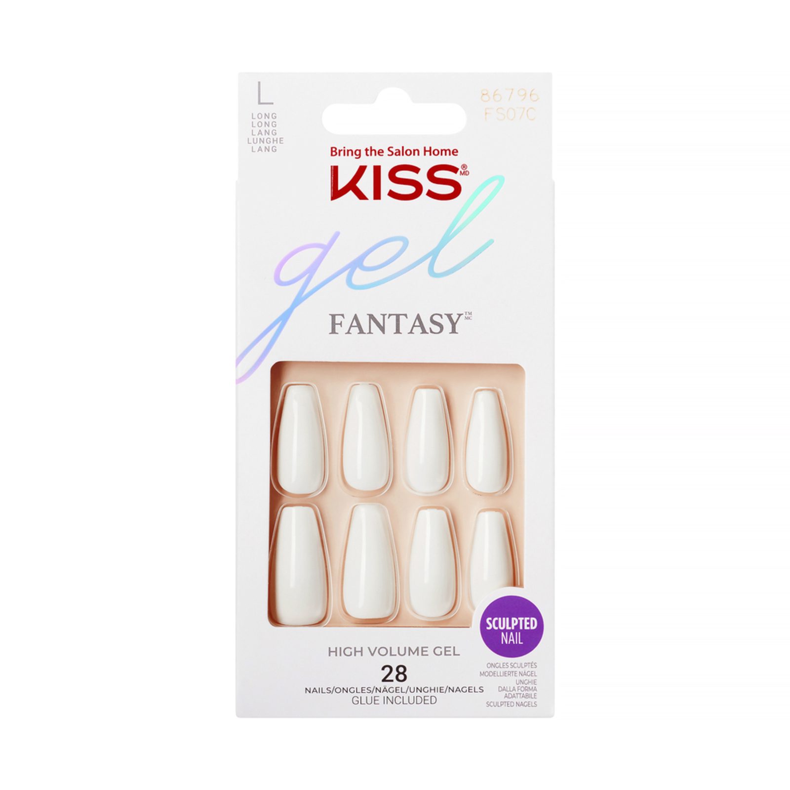 Kiss Gel Fantasy - True Color 28 pcs 28 pcs