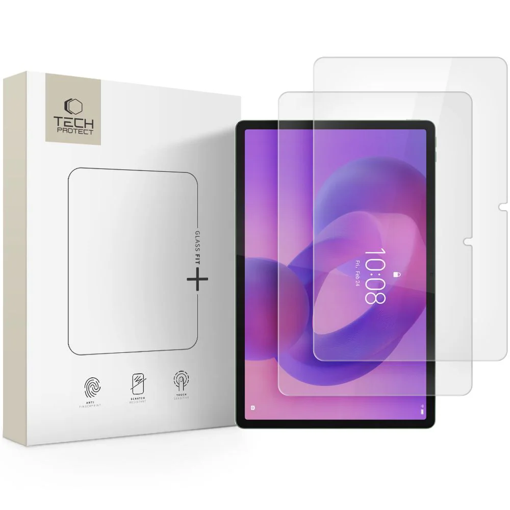 Tech-Protect Glass Fit+ 2-pack härdat glas för Lenovo Idea Tab 11.0 TB-336 - transparent