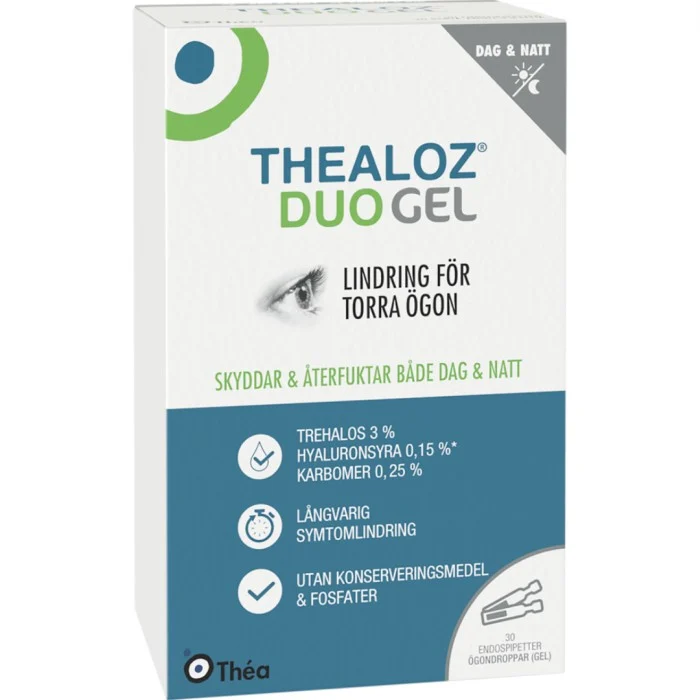 Thealoz Duo Gel ögongel endospipett, 30 st