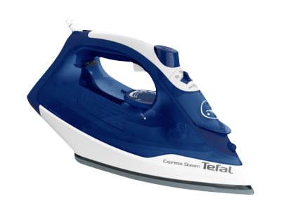 Tefal Express Steam FV2838E0 - Ångstrykjärn - sula Cerilium - 2400 W - blå/vit