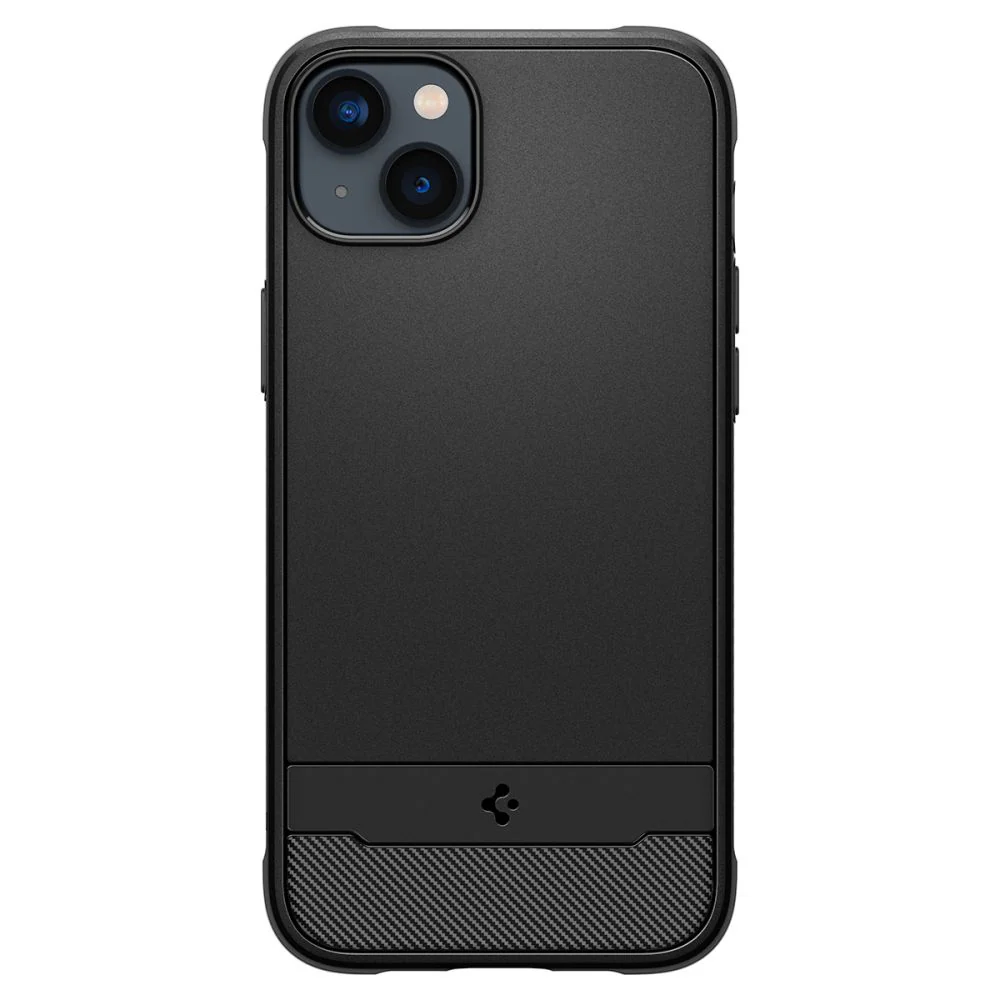 Spigen Rugged Armor Magfit - Baksidesskydd för mobiltelefon - MagSafe-kompatibilitet - polykarbonat, termoplastisk polyuretan (TPU), stötskum - mattsvart - för Apple iPhone 14, bild 4