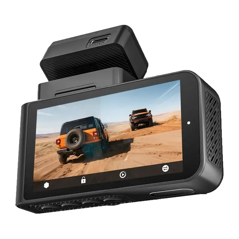 WOLFBOX X3 WiFi 2,5K + 1080p 64 GB bilkamera