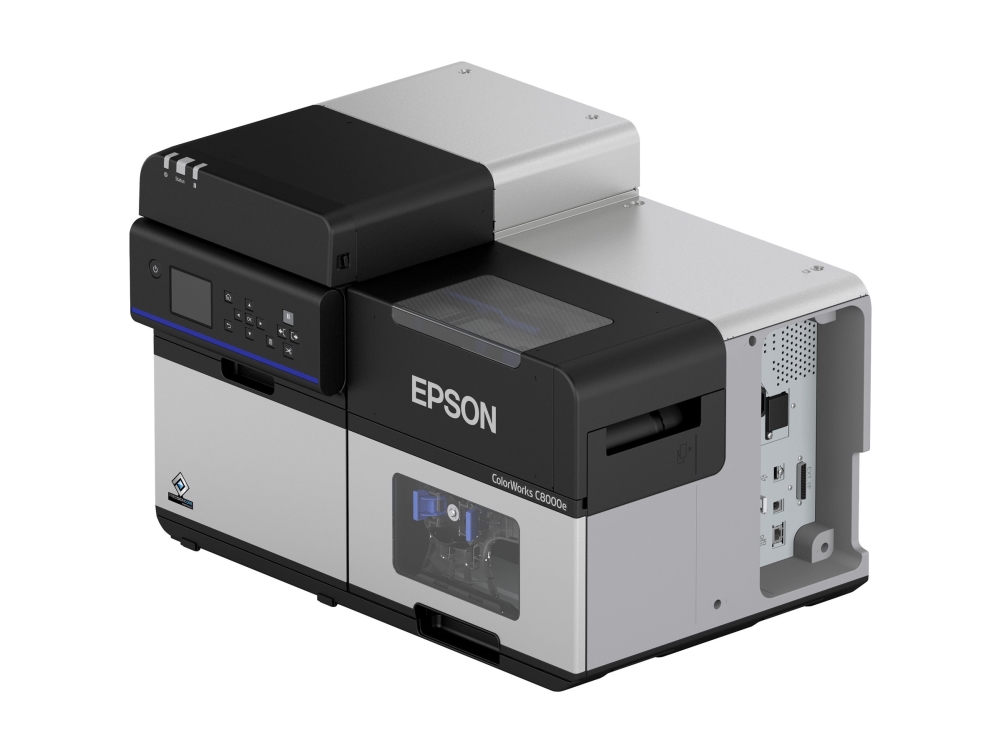 Epson ColorWorks C8000e (bk), bläckstråle färg, USB/LAN
