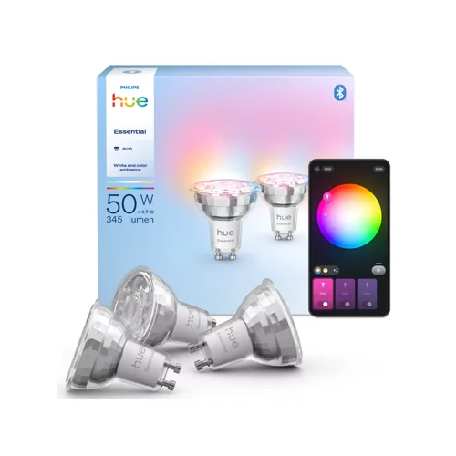Philips Hue White and Color Ambience LED-lampor GU10 (3-pack)