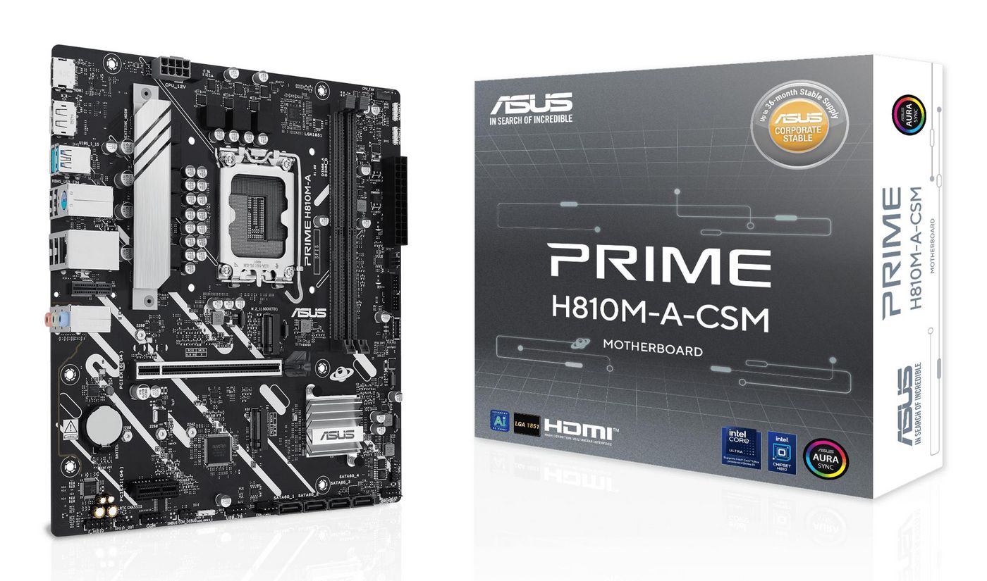 ASUS Prime H810M-A-CSM mATX LGA1851, bild 3