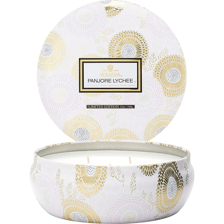 Voluspa Panjore Lychee 3-Wick Candle 340 g