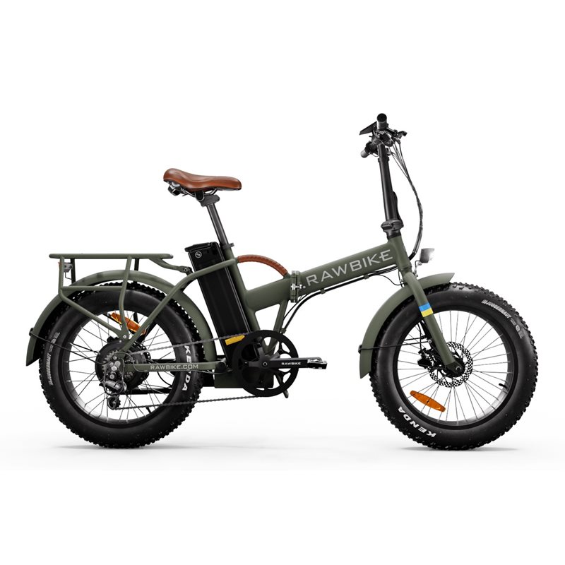 RAWBIKE Classic Elcykel Camo Green