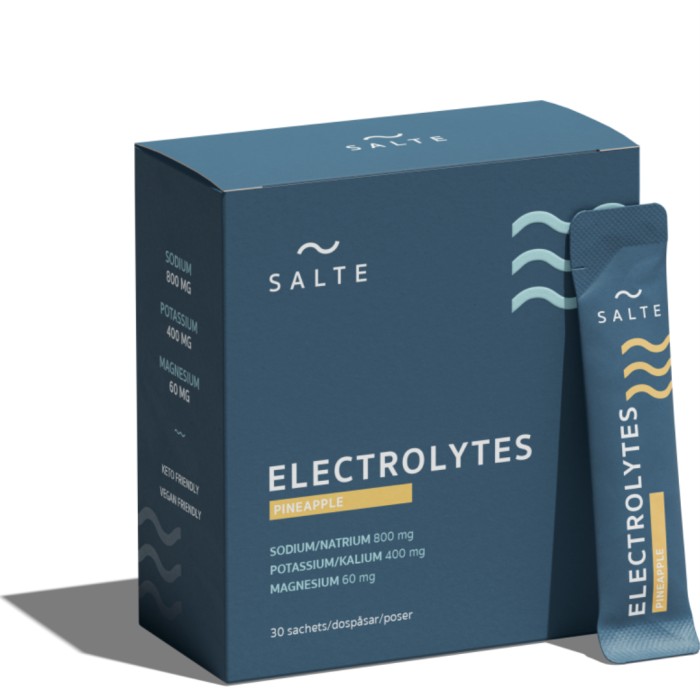 SALTE Elektrolyter, Ananas, 30 dospåsar
