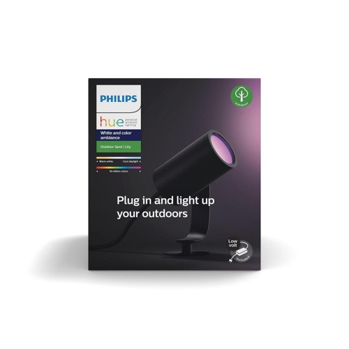Philips Hue Lily förlängningsspotlight svart 1x8W
