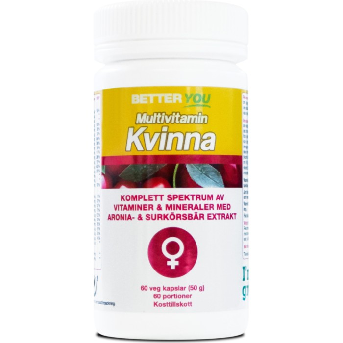Better You Multivitamin Kvinna 60 st