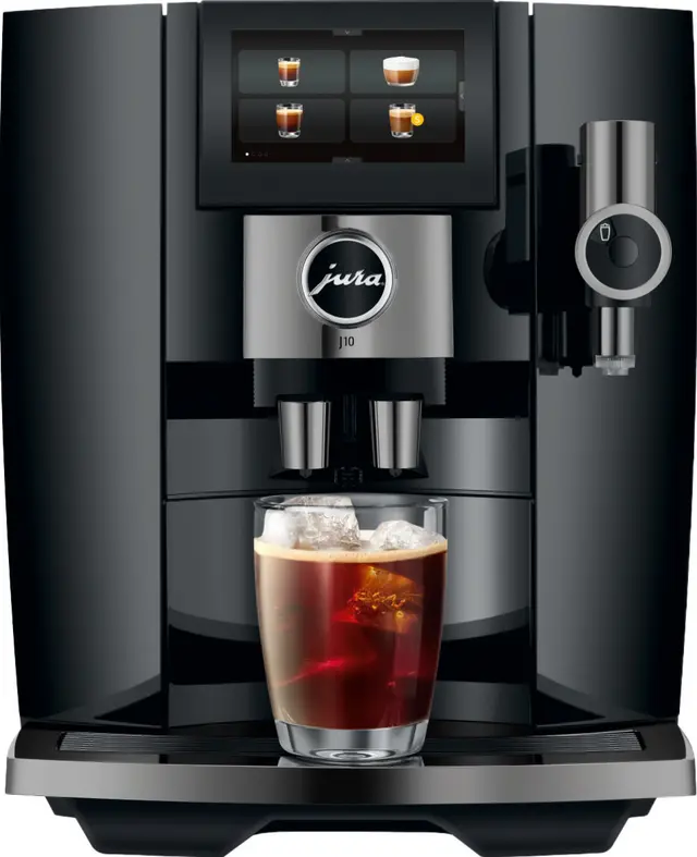 Jura J10 espressomaskin, Piano Black