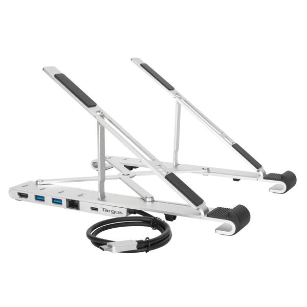 Targus datorställ med integrerad dockningstation - USB-C 3.2 - HDMI - 1GbE, bild 4