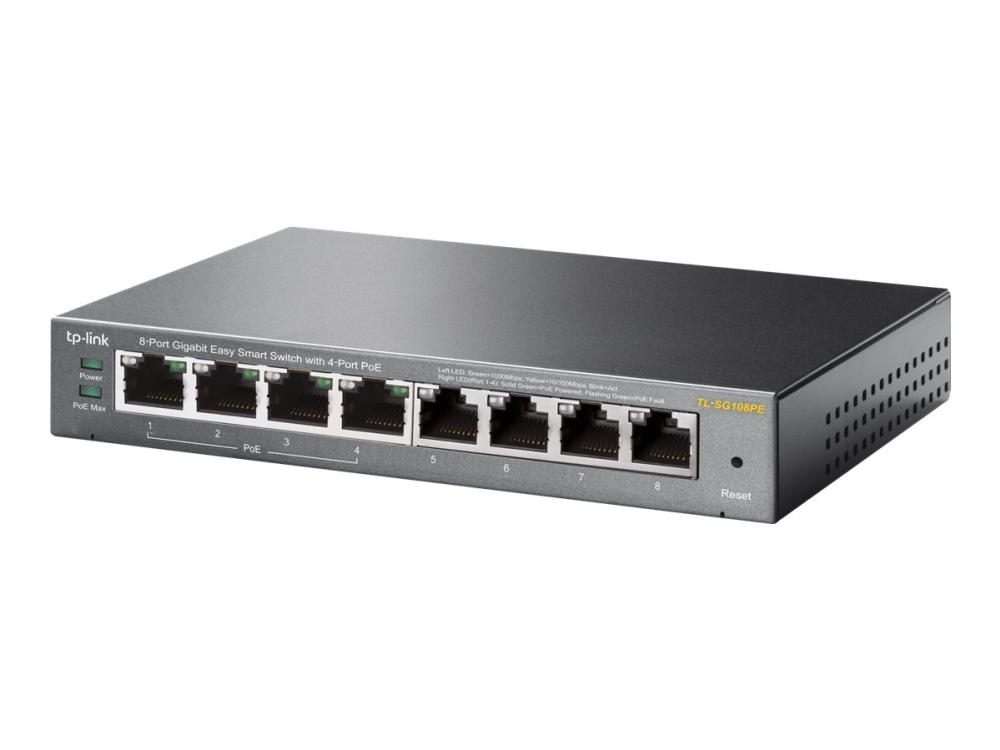 TP-Link TL-SG108PE 8-ports nätverksswitch, bild 2