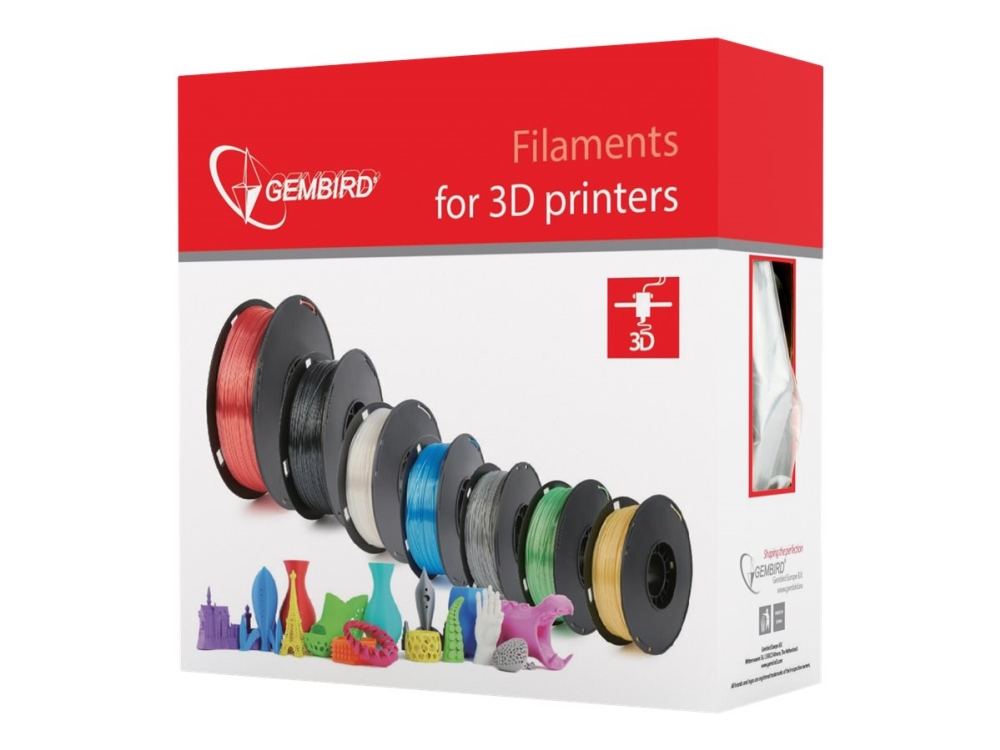 Gembird - Grön - 1 kg - 330 m - PLA+ filament (3D)