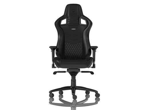 noblechairs EPIC Äkta Läder Stol - Svart / Svart, bild 3
