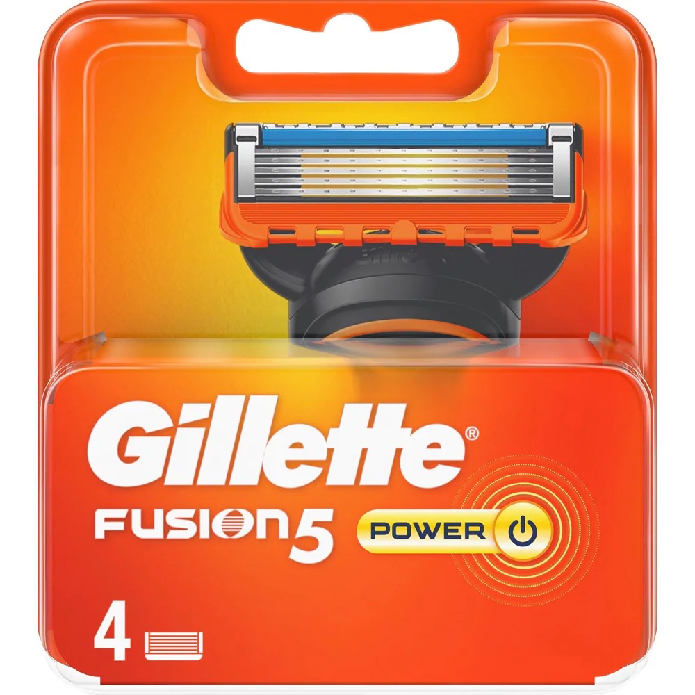Gillette Fusion5 Power Razor Blades 4-pack 4 st