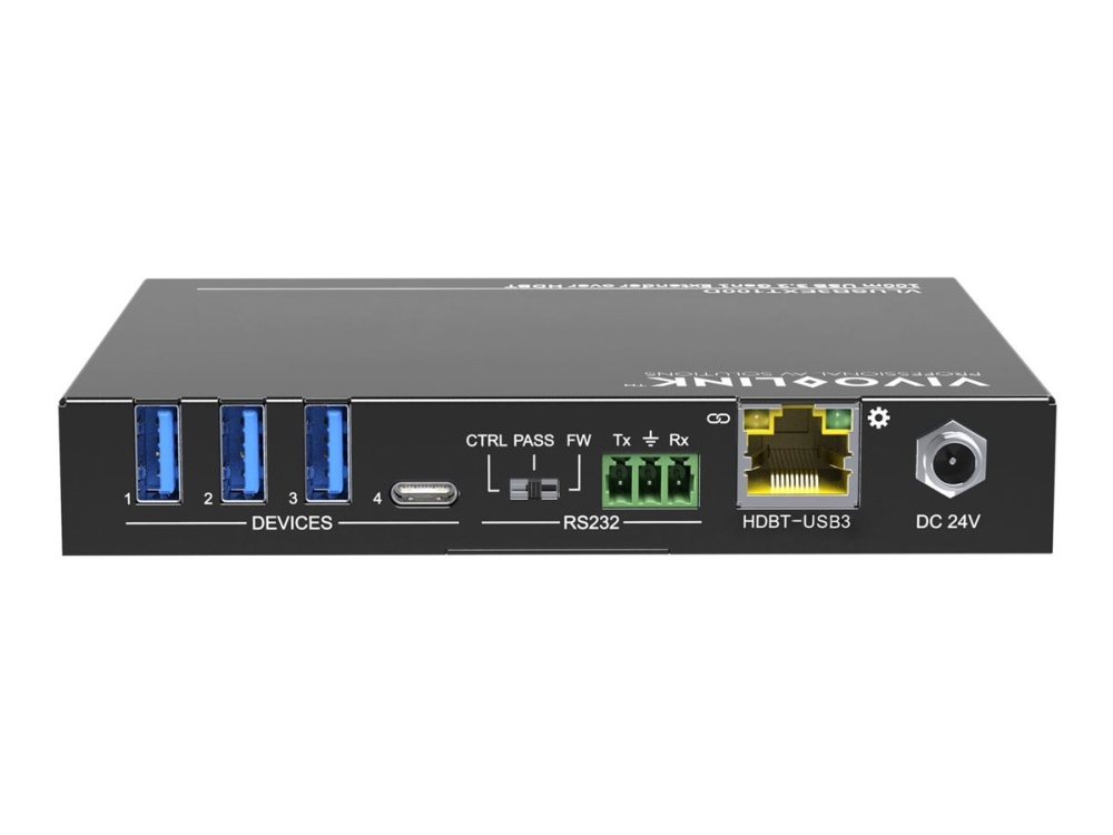 VivoLink VLUSB3EXT100D USB-förlängare 100 m USB 3.2 Gen 1, HDBaseT-mottagare
