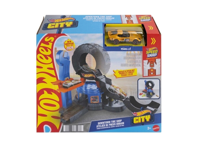 Hot Wheels City Downtown Tire Shop