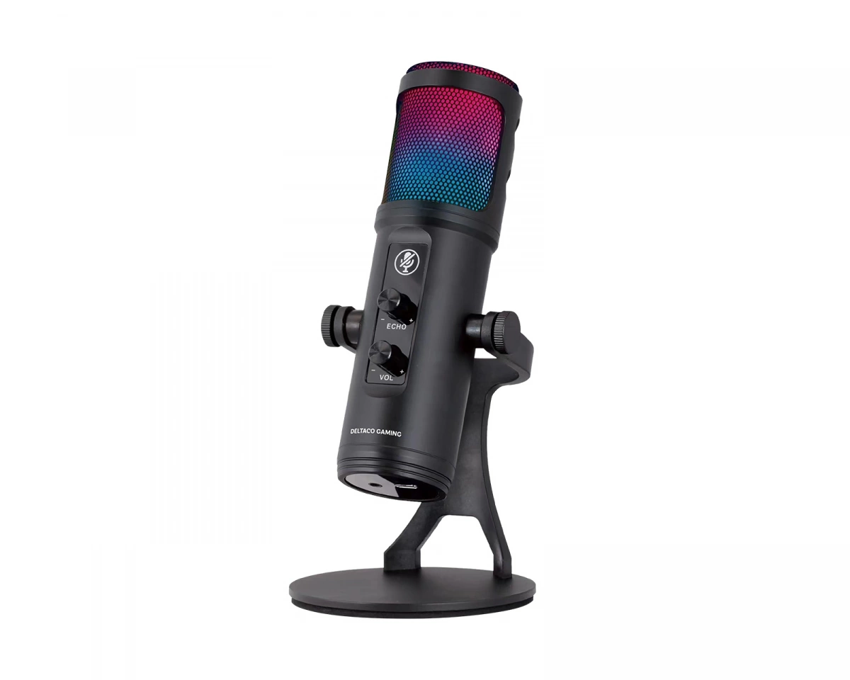 Deltaco Gaming RGB Streaming Microphone
