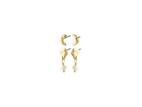 PILGRIM - ORYTH Earrings 2-in-1 Set - Gold-Plated - 7 mm / 15 mm, bild 2