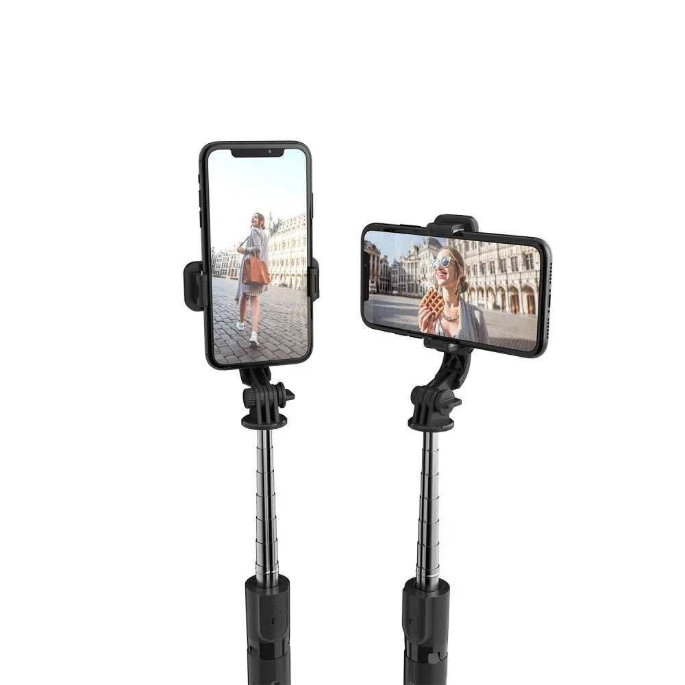 Tech-Protect stativ för selfie L02S Wireless Selfie Stick Tripod Black, bild 3